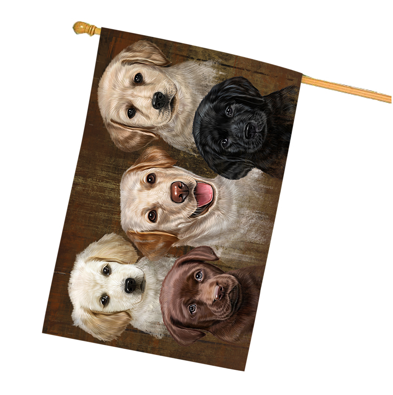 Labrador Dog House Flag Holiday Double Sided 28"x40" Many Designs NWT NEW - Picture 75 of 92