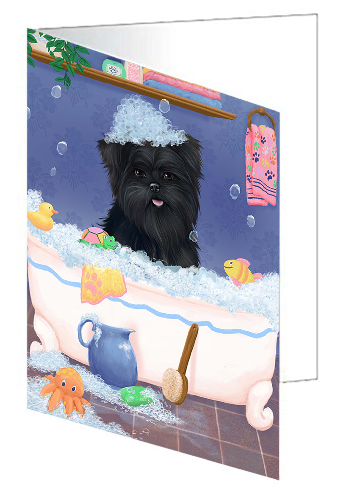Rub a Dub Dog Cat in a Tub Pet Photo Lovers Greeting Invitation Card 20 Per Pack