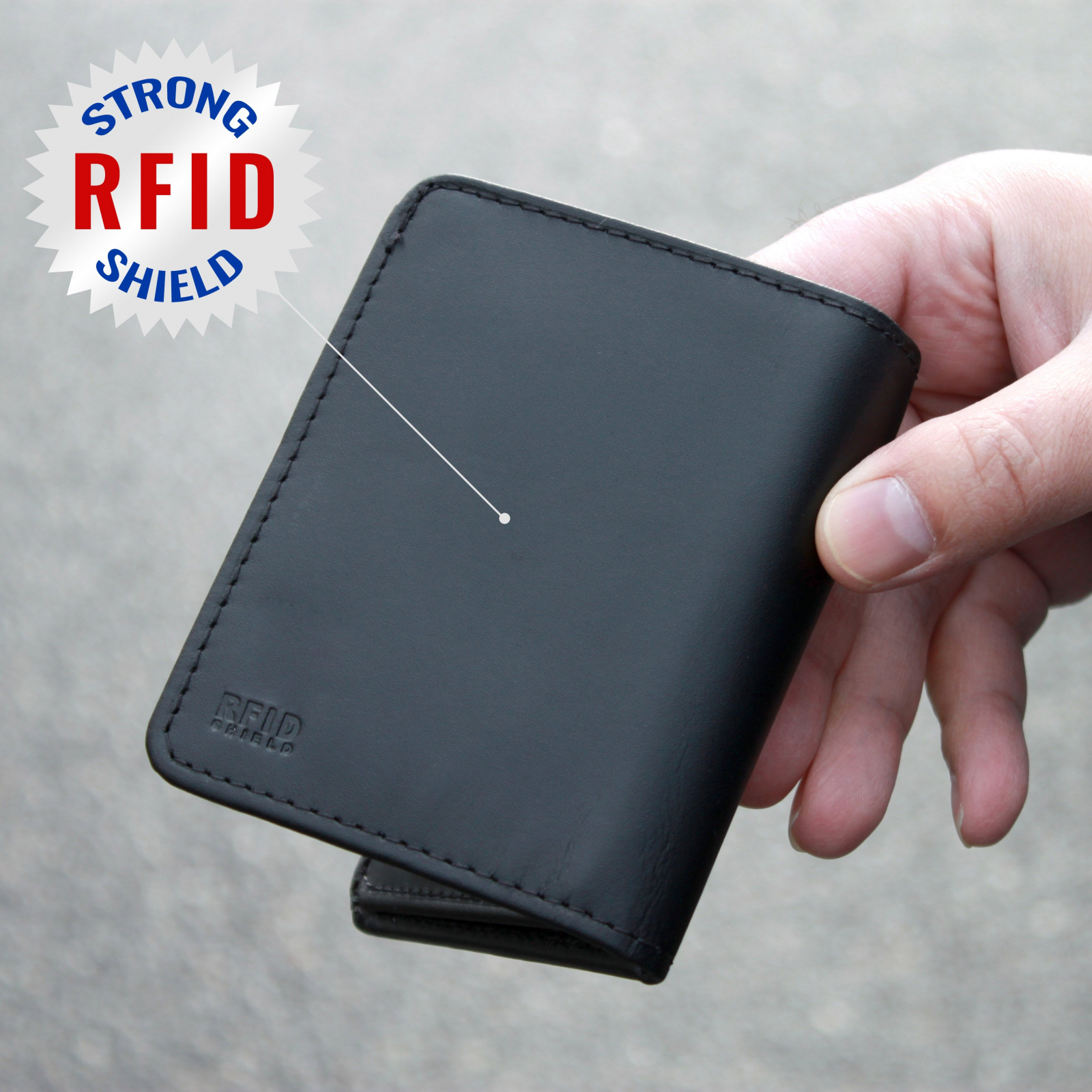 ASR Federal Law Enforcement Leather RFID Hidden Badge Wallet Shield for sale online eBay