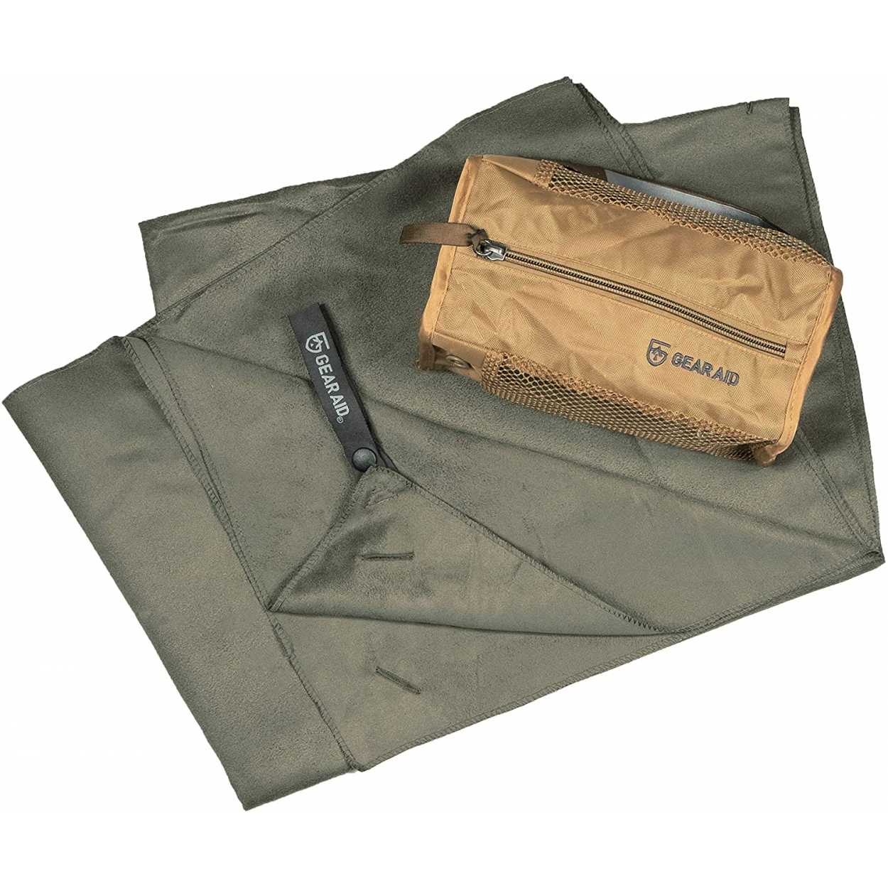 GEAR AID Quick Dry Microfiber Towel for Travel, Camping and Sports