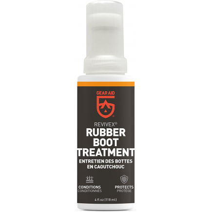 Sun damage, blooming and excessive drying can damage rubber boots