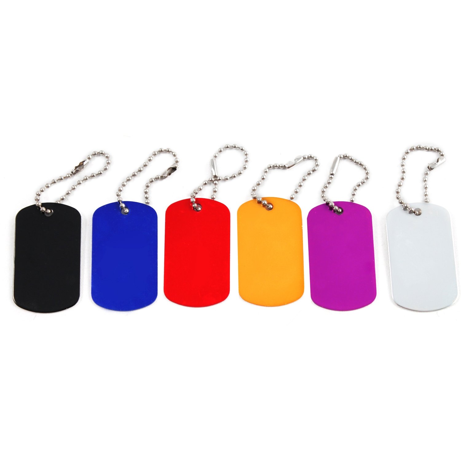 These aluminum dog tags are great to use for luggage identification and other travel needs