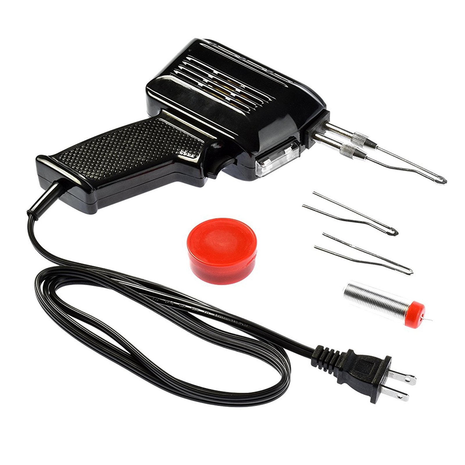 Soldering Gun Set Multiple Tips Solder Flux Carry Case 180 Watt eBay