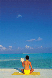 Girl on Dominican Republic Beach