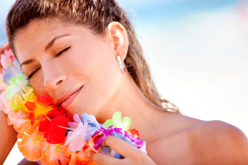 girls with bouquet