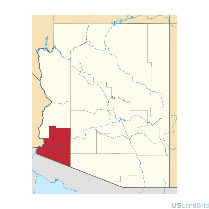 Yuma County, Arizona Parcel Data | GIS Parcel Boundaries | USLandGrid