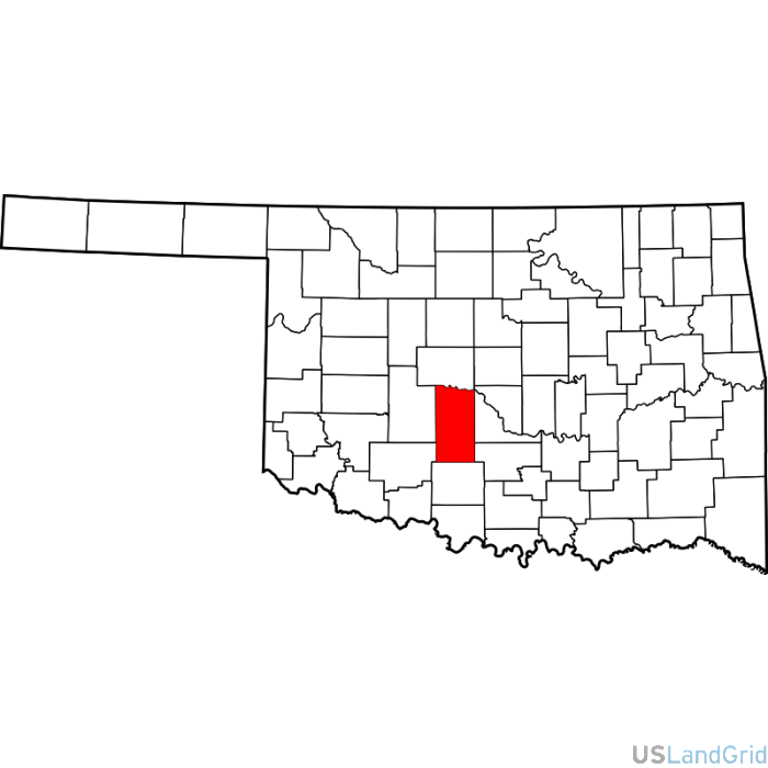 Grady County Land Grid Townships / Sections / Lots / Tracts