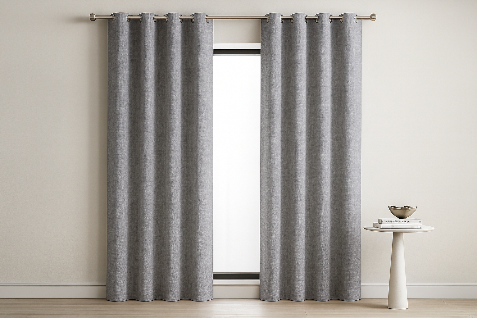 Cortina Blackout Gris N°103 – vista decorativa adicional