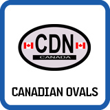 Canada Oval Decals