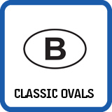 Classic Oval Decals