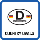 Country Oval Decals