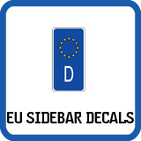European Union Sidebar Decals