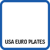 United State Euro Plates