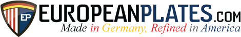 European License Plates