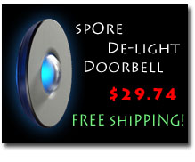 spore de-light doorbell sale free shipping