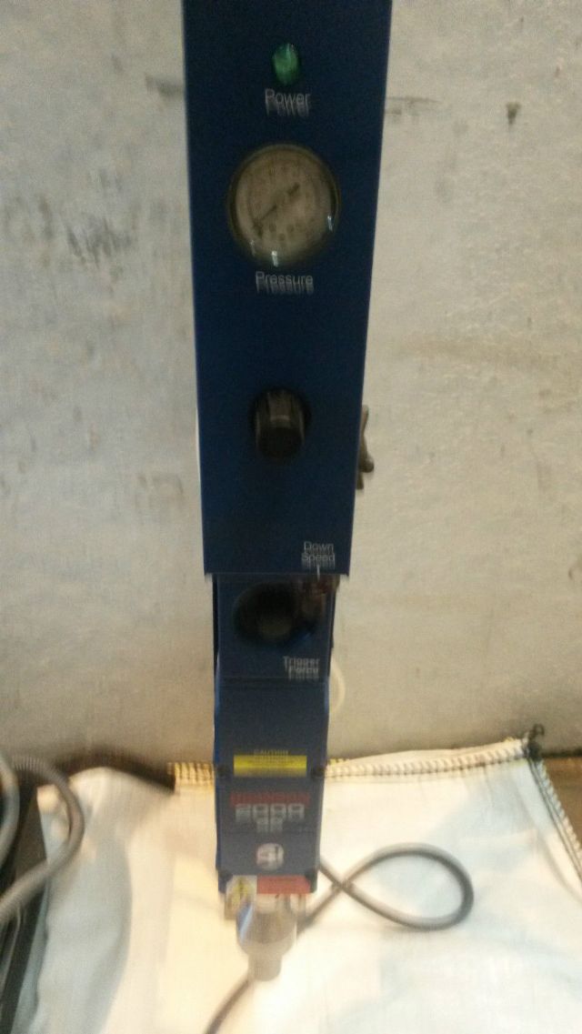 Complete Branson Ultrasonic Welder 2000AED 20:1.1 HOUSTON TEXAS Tools