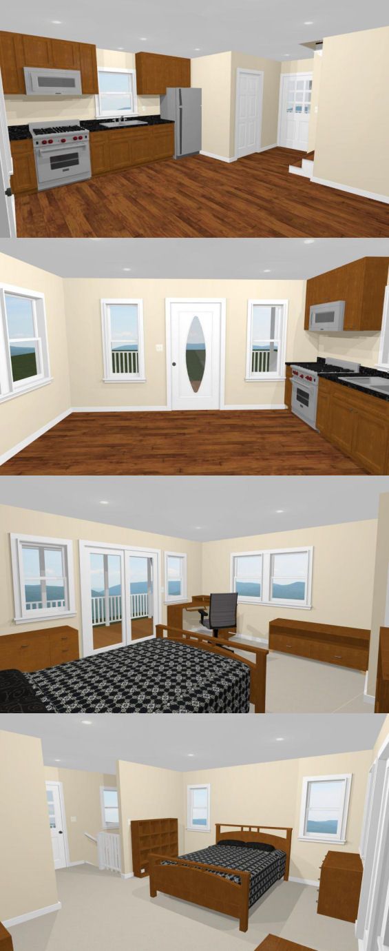 16x20 Tiny House -- 581 sq ft -- PDF Floor Plan DALLAS TEXAS General