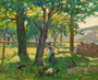 Henry Mosler - Feeding Hens