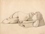 George Copeland Ault - Reclining Figure