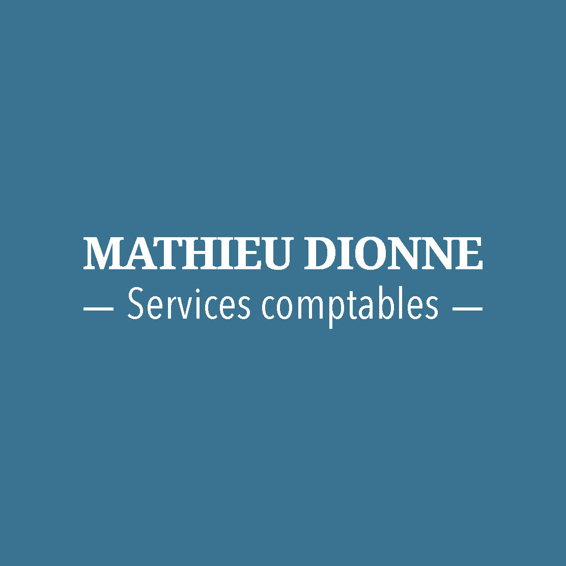 Mathieu Dionne, Services comptables