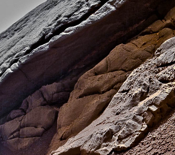 Rock ledge, sol160