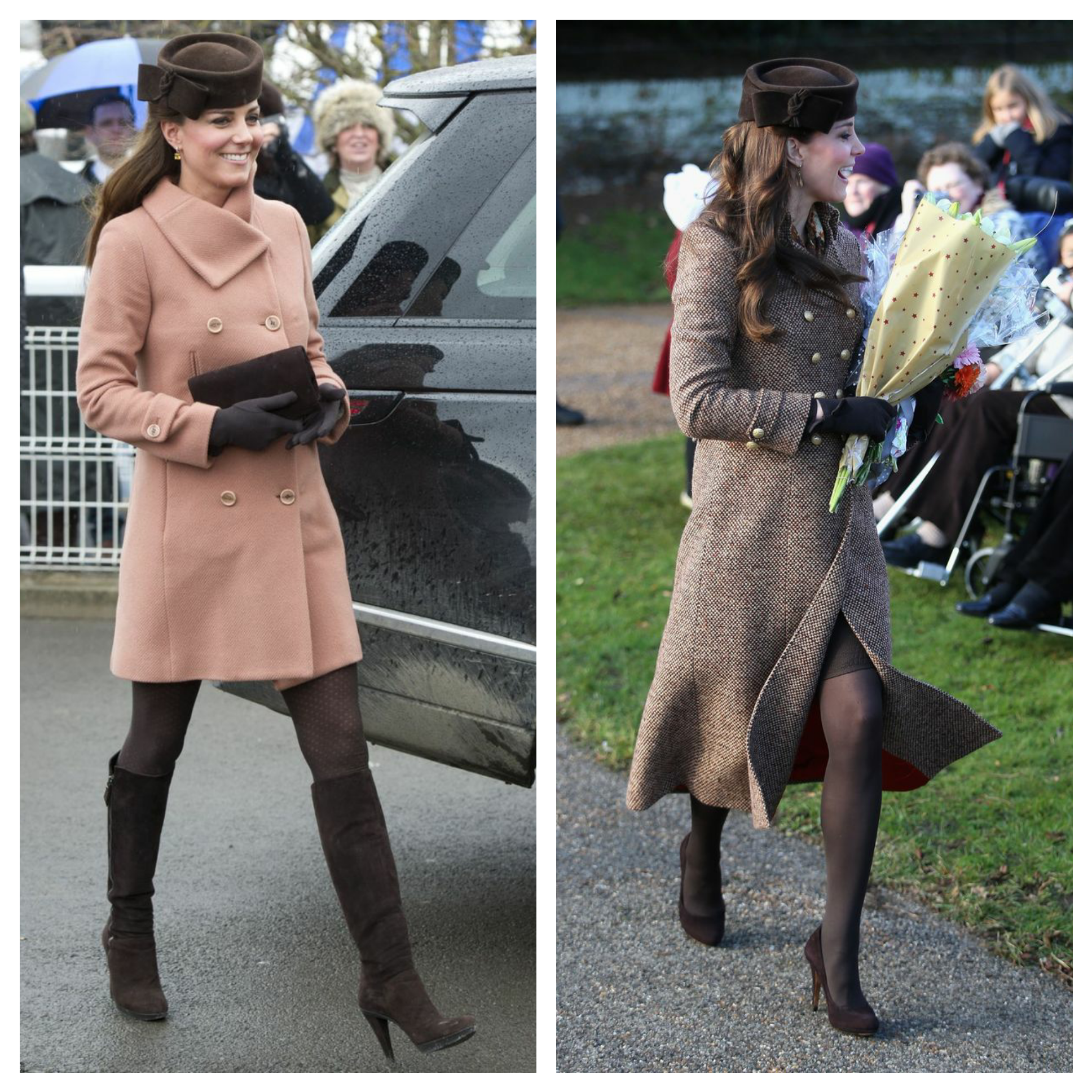 meia para sapato marrom