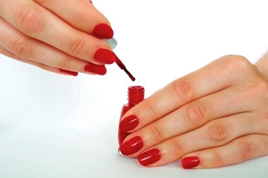 Unhas vermelhas