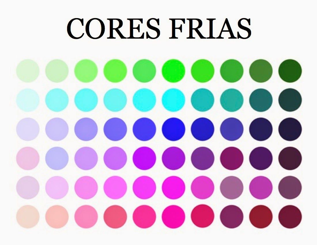 cores frias