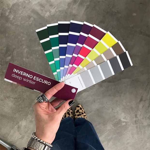 análise coloração