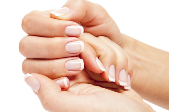 unhas brancas