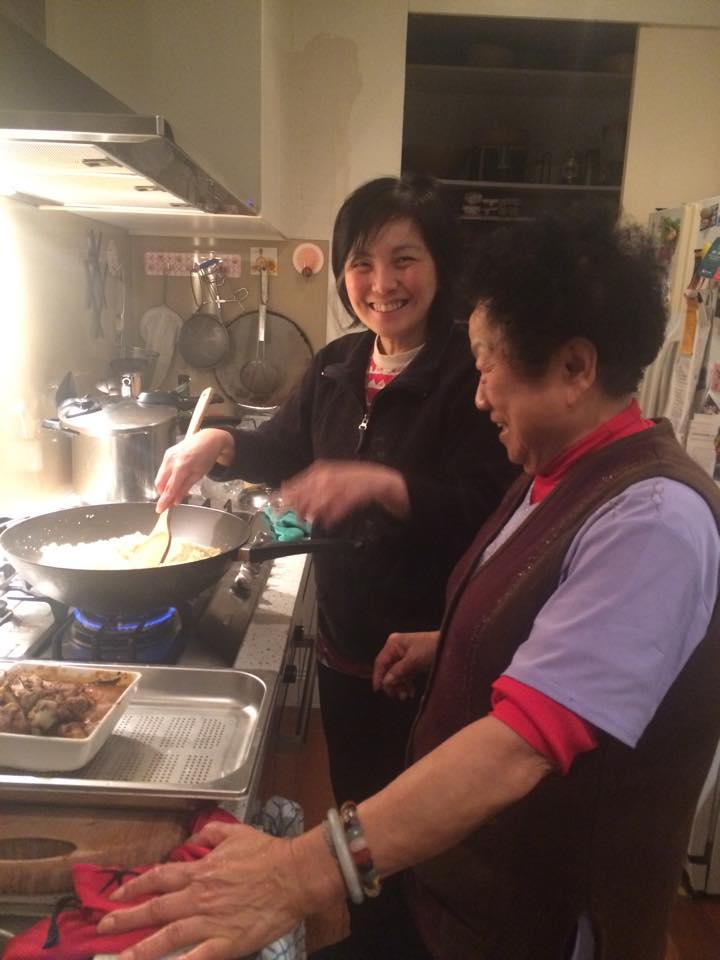 Connections to your roots through relatives and cultural dishes