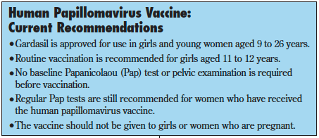 HPV recommendations