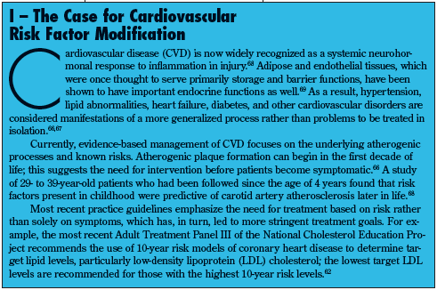 the case for cardiovascular risk factor modification