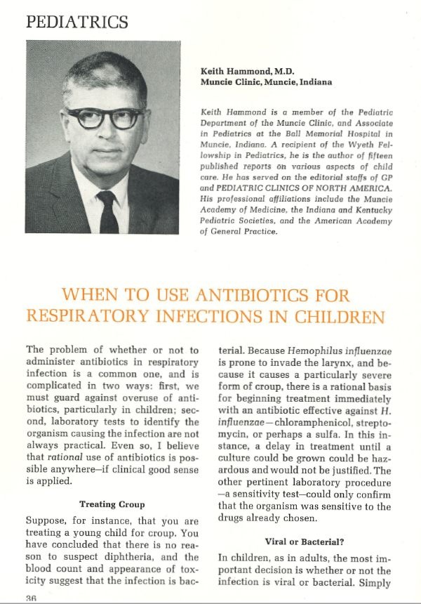 Antibiotics article 1961