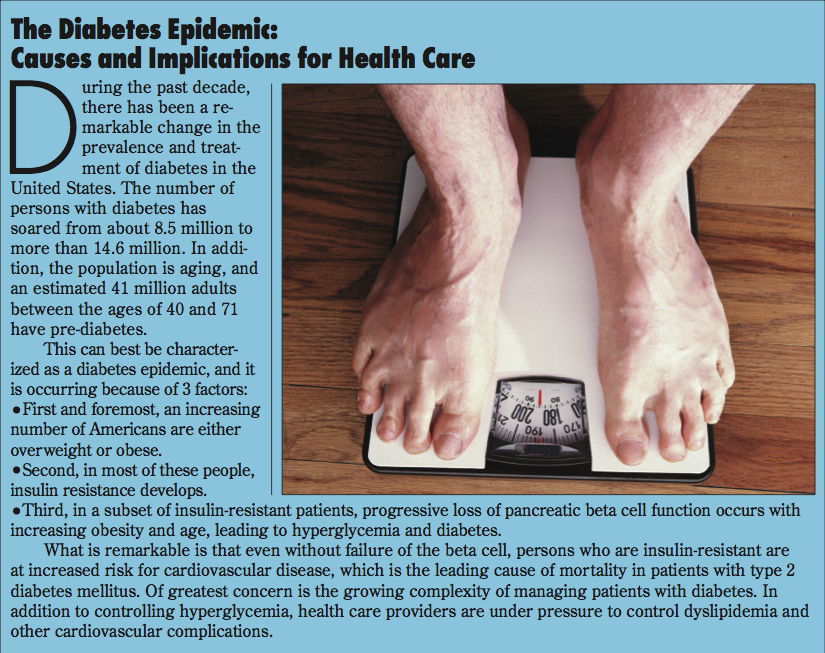diabetes, epidemic
