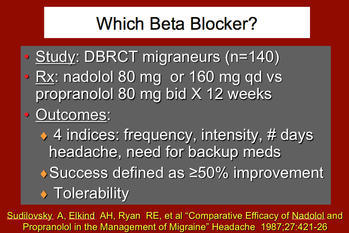 which beta blocker