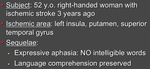 aphasia