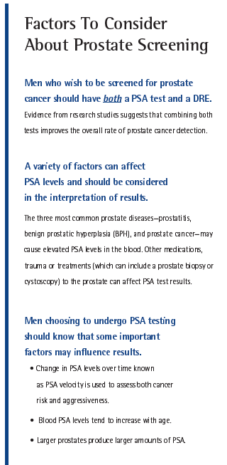 prostate cancer screening