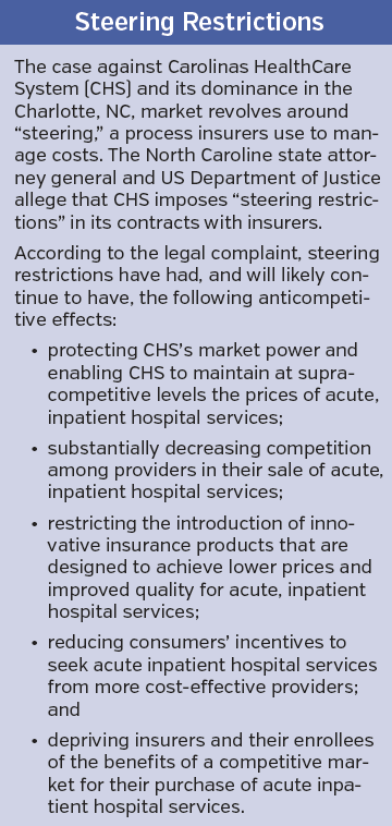 steering restrictions