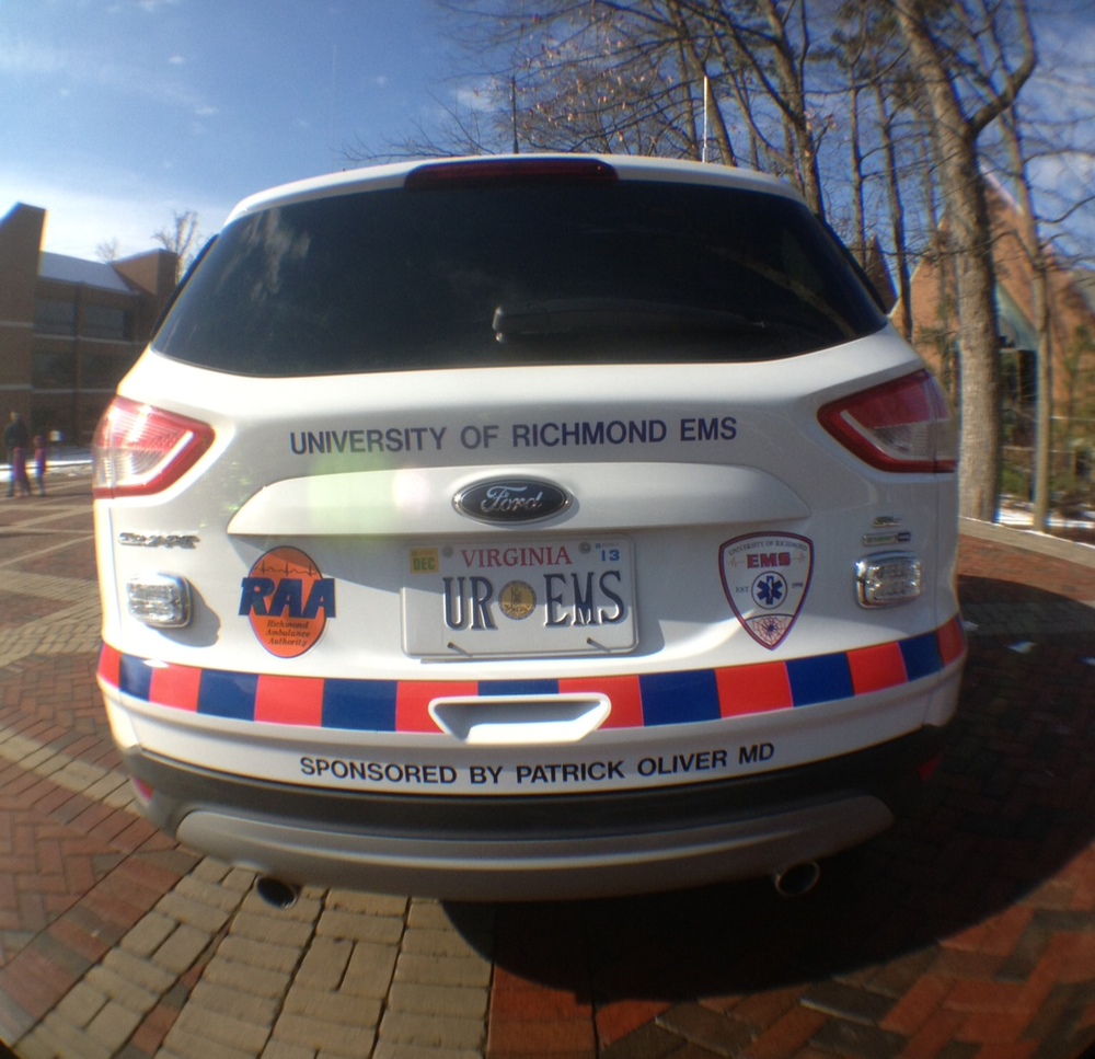 Va. Campus EMS Squad Receives New Emergency Response Vehicle