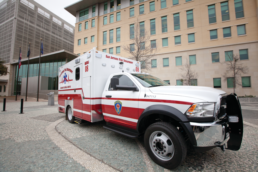 San Antonio Fire Department Unveils New Ambulances