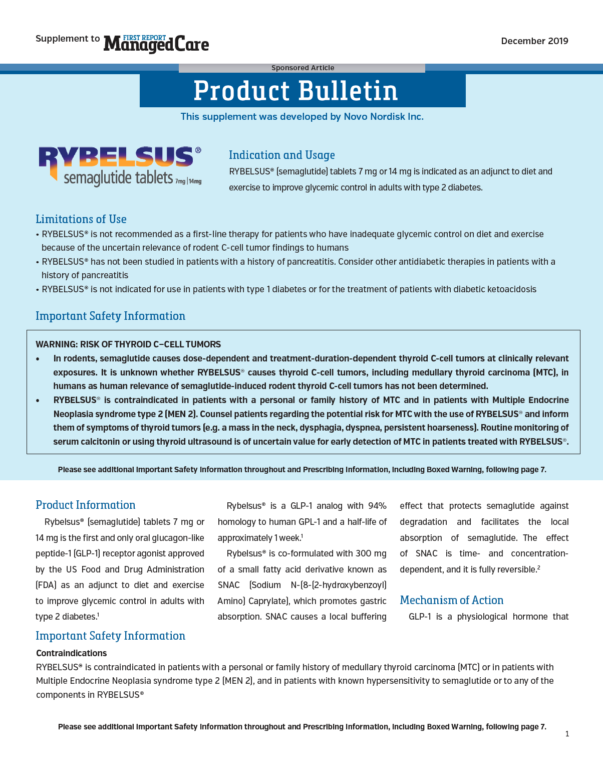 rybelsus bulletin