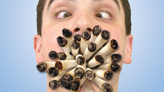 the totally disgusting tobacco gross out video Smoking Causes Coughing (2022) -