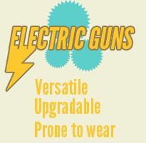 Electric Airsoft Guns or AEG's is the staple of airsoft and are essentially a spring gun that is rapdily cocked by a complex system of gears that are spun by a motor and powered by a battery. Its compliexity offers the most amount of features allowing for fully and semi-automatic fire. Thier compliexity however makes them prone to breakage whether mechnaically or elecrtrically. This often comes from the quality of its make and construction making a difference between one that will break sooner or later.