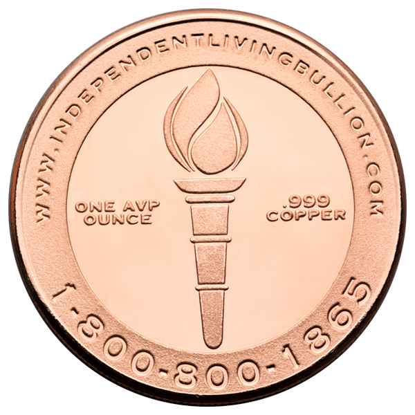 1 Oz Copper Rounds for Sale Don't Tread On Me Copper Rounds