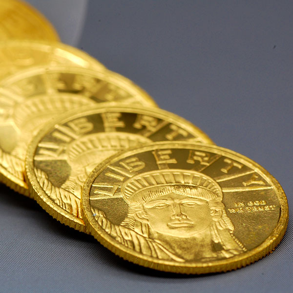 Buy 1/10 Oz Lady Liberty Gold Rounds Online Money Metals