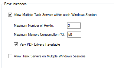 Running Multiple Task Servers / Revit Instances