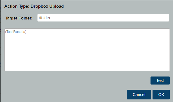 Upload to DropBox