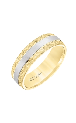 ArtCarved Wedding Band Engraved 11-WV8674YW65-G product image