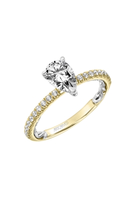 ArtCarved Lyric Engagement ring 31-V910EPYW-E product image